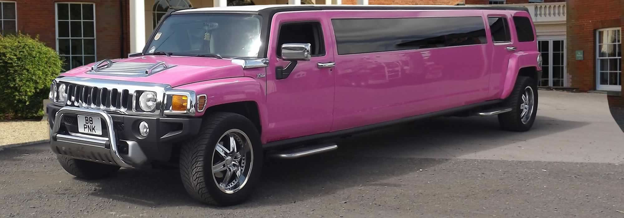 Pink Hummer H3 limo